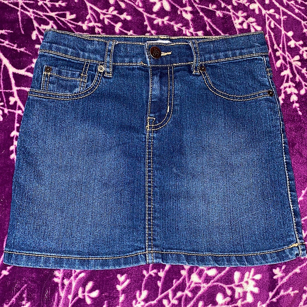 XXS jean skirt